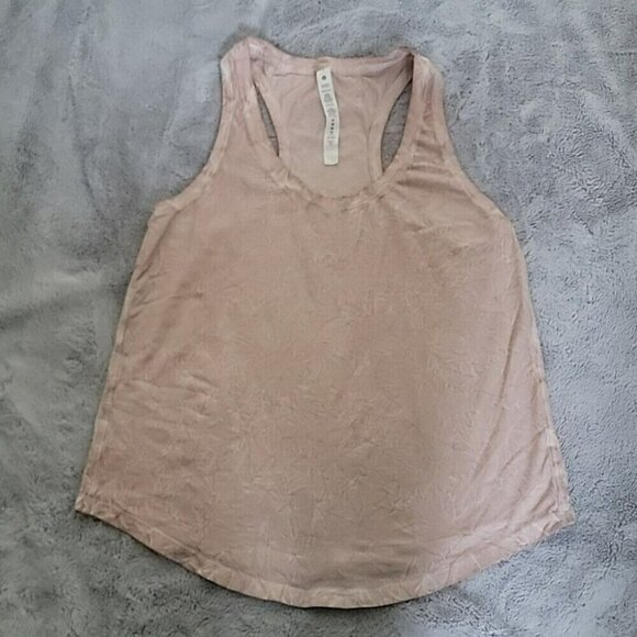 Lululemon Love Tank Top Summit Wash Smokey Topaz Size 6 - Picture 5 of 5